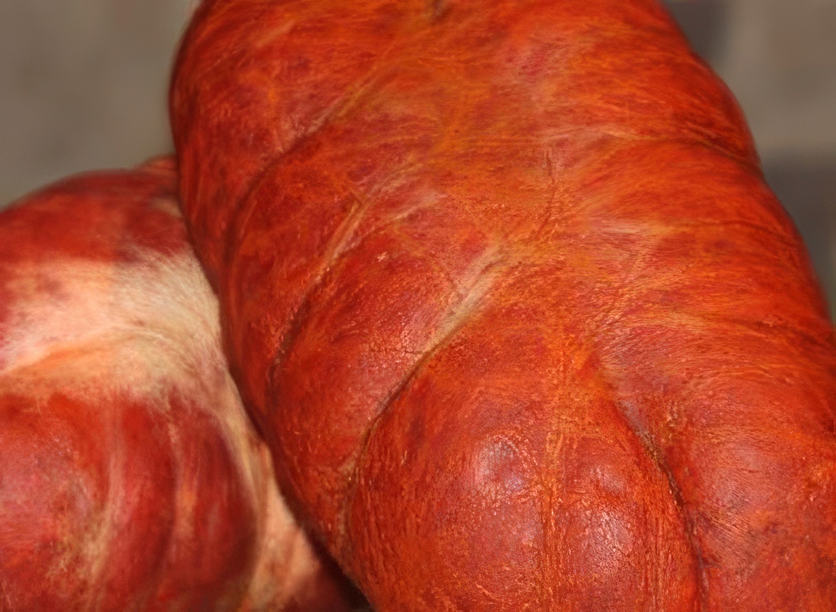 Sobrasada en tripa de cerdo gruesa (ciegos)